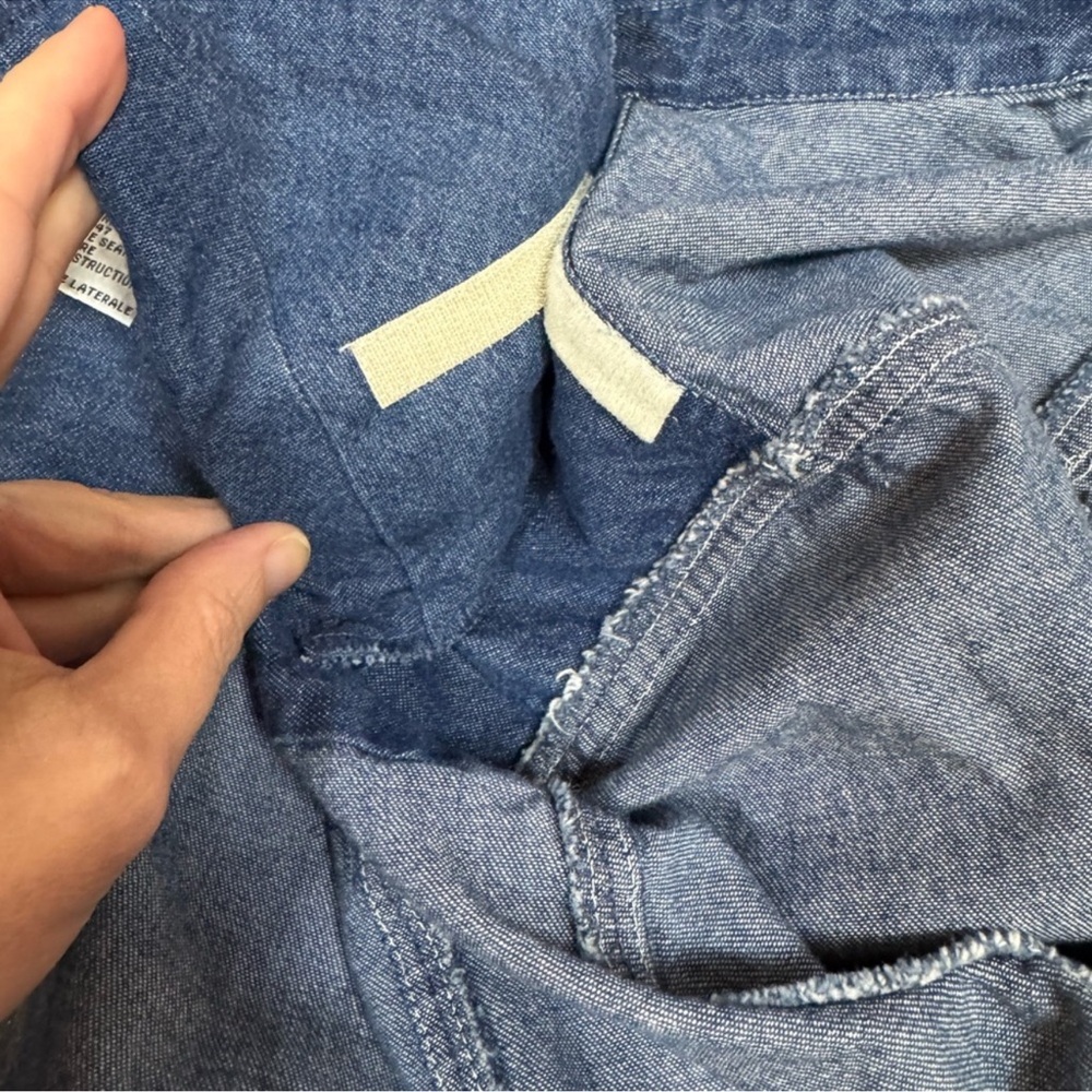 Talbots Blue Denim Long-Sleeve Shirt Dress - Picture 7 of 10